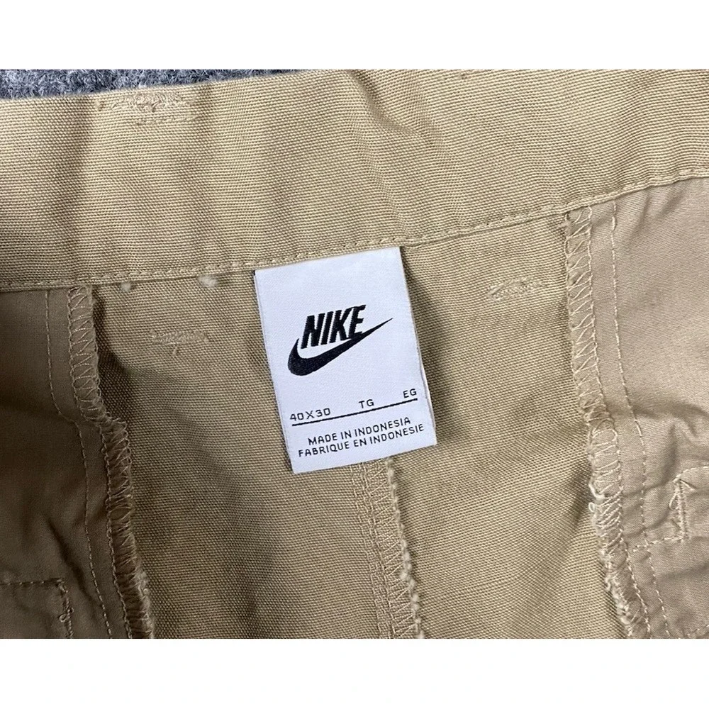 Nike Club 'Khaki' Men's Chino Pants Sz 40x30 Fits (42x29) FZ5770-247 Canvas